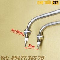 (MIỄN SHIP) Điện trở đun nước chữ U quỳ Inox 304 chiều dài 30mm, công suất 3KW-4KW, điện áp 220V-380V #0829256266