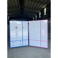 [MIỄN SHIP] hàng ráp sẵn - tủ nhựa Đài Loan cao 1m8 ngang 1m2 sâu 45 bền đẹp - giá xưởng