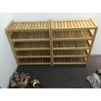 🔥MIỄN SHIP🔥 KỆ DÉP GỖ 5 TẦNG 80CM