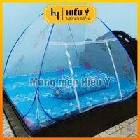 [Miễn Ship]  Mùng chụp tự bung đủ size 1m2 đến 2m2 in hoa trang trí | ẢNH THẬT | Mùng mền Hiếu Ý