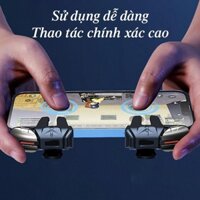 Miễn Ship -  Nút bắn Pubg G21 - Bộ nút bấm cơ chơi game 6 ngón đa năng Free Fire - Tặng Bao Tay Cảm Ứng Cực Chất