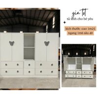[MIỄN SHIP] tủ nhựa Đài loan cao 1m25 ngang 1m6 - bền đẹp - chống ẩm móc giá tận xưởng
