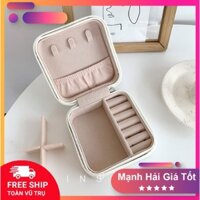 [MIỄN SHIP❤️] HỘP ĐỰNG TRANG SỨC ĐA NĂNG - HỘP NỮ TRANG DU LỊCH NHỎ XINH TIỆN LỢI