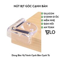 Miếng Bịt Góc Bàn Silicon An Toàn Cho Bé, Bọc Góc Bàn Vuông, Cạnh Bàn Tránh Va Đập
