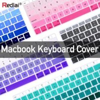 Miếng bọc bảo vệ bàn phím Macbook Air Pro Retina 11 12 13 15 A1932 A2159 A1466 A1706 bằng silicon màu gradient