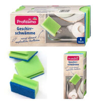 Miếng bọt biển rửa bát Profissimo Đức - Hộp 6 cái