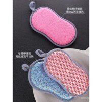 Miếng bọt biển rửa chén, bàn chải chống dính dầu, miếng bọt biển ma thuật hai mặt, miếng bọt biển thép
