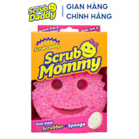 Miếng Bọt Biển Rửa Chén Bát Mặt Cười Scrub Mommy - 2 Mặt Đa Năng, Chống Mùi, An Toàn - Scrub Daddy