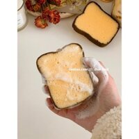 Miếng bọt biển rửa chén dễ thương, khăn lau bát đĩa, đồ dùng nhà bếp, khăn lau phong cách Hàn Quốc