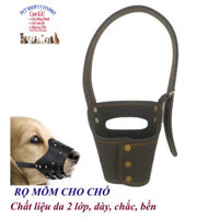 Miếng che miệng cho chó Anh, chống cắn, chống ăn, chống sủa chó, ngăn chặn tiếng sủa đặc biệt, miếng che miệng bằng da cho chó lớn