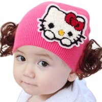 Miếng chụp tai giữ ấm hình mèo Hello Kitty