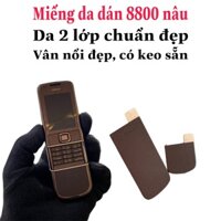 Miếng da dán Nokia 8800 màu nâu// Bộ da dán nokia 8800 nâu saphire