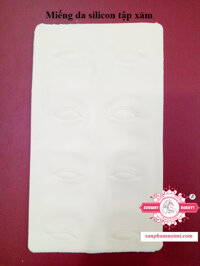 Miếng da silicon tập phun xăm