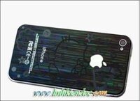 Miếng dán 3D chống trầy iphone 4G, iphone 4S Kitty ngôi sao hai mặt trước sau