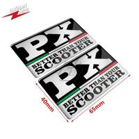 Miếng Dán 3D Trang Trí Cho Xe Máy Vespa PX125 PX150 PX200 PX 125 150 200