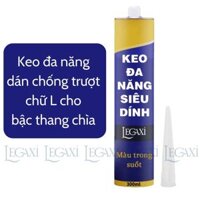 Miếng Dán Bậc Thang Chữ L, Dải Dán Cầu Thang, Bịt Góc Cạnh Chống Trượt Trơn Té Ngã An Toàn Cho Bé Người Lớn 1 Mét Legaxi - Keo Đa Năng