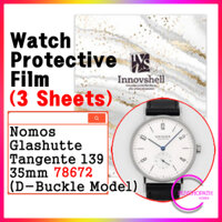 Miếng Dán Bảo Vệ Cho Nomos Glashutte Tangente 139 (35mm) 78772  D-Buckle Model (3 tờ) / Miếng Dán Chống Trầy Xước & Nhiễm