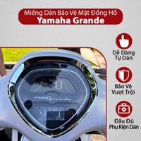 Miếng dán bảo vệ mặt đồng hồ Yamaha Grande 2018-2023 cao cấp chống trầy xước PPFxe máy Yamaha Grande trong suốt
