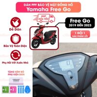 Miếng dán bảo vệ mặt đồng hồ Yamaha Freego cao cấp chống trầy xước PPF xe máy Free Go trong suốt tránh rạn vỡ