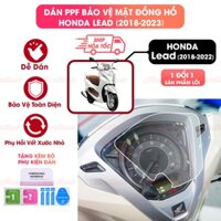 Miếng dán bảo vệ mặt đồng hồ Lead 2018 đến 2023 cao cấp chống trầy xước PPF xe máy HondaLEAD suốt cao cấp