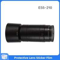 Miếng dán bảo vệ ống kính máy ảnh chống trầy xước Da cho SONY E55-210 mm 55-210 màng bọc SEL55210 Miếng dán bảo vệ