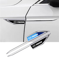 Miếng Dán Bảo Vệ Thân Xe Fender Xe Bên Lưỡi Inox Decal Cho Xe Mazda 3 bk bl 323 Axela Atenza CX-3 CX-4 CX5 CX-7