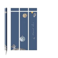 Miếng Dán Bút Skin Dành Cho Apple Pencil 12 Bộ 3 Hình Chống Trầy- Hàng chính hãng - Phi hành gia - Apple Pencil 2