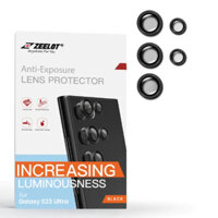 Miếng dán camera Samsung Galaxy S23 Ultra Zeelot Pishield viền màu