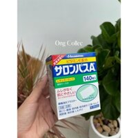 Miếng dán, cao dán đau nhức Salonpas Hisamitsu Nhật 140 miếng