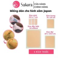 ▦Miếng dán che hình xăm sẹo xóa Nhật Bản Sakura khuyết điểm nhiều màu da, chống nước bám dính 3-5 ngày