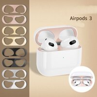 Miếng Dán Chống Bụi Kim Loại Kai Dành Cho Airpods Pro 2  Airpods Pro  Airpods 3 - Hàng Nhập Khẩu - Blue - Airpods 3