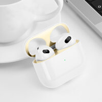 Miếng Dán Chống Bụi Kim Loại Dành Cho Airpods Pro 2 Airpods 3- Hàng chính Hãng - Airpods Pro 2 - Gold