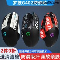 Miếng Dán Chống Trơn Trượt Chuột Thích Hợp Cho Logitech G402 Miếng Dán Chống Mồ Hôi Chống Mồ Hôi Da Thằn Lằn