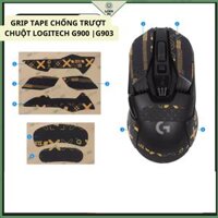 Miếng Dán Chống trượt | Grip Tape Chống Trượt Cho Chuột Logitech G903 | G903 hero | G900-Black Gold full lưng