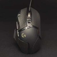 Miếng Dán Chống trượt | Grip Tape Chống Trượt Cho Chuột Logitech G502 các mã - Mẫu Black Trơn