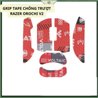 Miếng Dán Chống trượt | Grip Tape Chống Trượt Cho Chuột Razer Orochi V2 Red full lưng