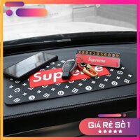 ♨✲Miếng dán chống trượt hàng cao cấp supreme trên xe hơi