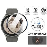 Miếng dán cường lực 3D Full mặt kính cho Samsung Galaxy Watch 5 Pro 45mm - 2 bộ 3D,SS Watch 5 Pro 45mm