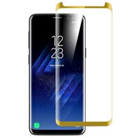 Miếng Dán Cường Lực 4D Full Màn cho Samsung Galaxy S8 Plus (Vàng) [bonus]