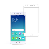 Miếng Dán Cường Lực Bảo Vệ Màn Hình Toàn Diện Cho Oppo F1sA59 - Full Màn Hình - Màu Trắng - Hàng Chính Hãng