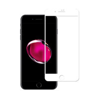 Miếng Dán Cường Lực Bảo Vệ Màn Hình Toàn Diện Cho Iphone 7 Plus  8 Plus - Full Màn Hình - Màu Trắng - Hàng Chính Hãng