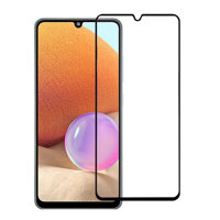 Miếng Dán Cường Lực cho ĐIỆN THOẠI SAMSUNG GALAXY A32 4G- 6.4 inch  - Full màn hình - Màu Đen - Hàng Chính Hãng