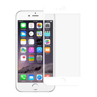 Miếng Dán Cường Lực Chống Vân Tay Cho Iphone 7  8  Kính Cường Lực Nhám, Full Màn Hình - Màu Trắng  Hàng Chính Hãng