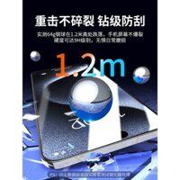 Miếng dán cường lực dùng cho Apple 15Pro miếng dán điện thoại iphone16promax miếng dán chống vân tay xr chống vân tay xr được bọc toàn viền x 14Pro phủ toàn màn hình ip13 12 độ nét cao 11 độ nét cao