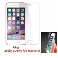 Miếng dán cường lực iphone 6s tặng miếng cường lực iphone 5s glass pro [bonus]