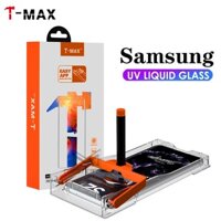 Miếng dán cường lực T-Max bảo vệ toàn màn hình cho Samsung Galaxy S24 S23 Note 20 Ultra 10 10+ 9 8 Plus Pro 5G