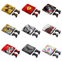 Miếng Dán Da 100 Màu Tương Thích Với Sony Playstation 3 Slim Vinyl Decal Full Set Bọc Phim Bảo Vệ Cho PS3 Slim Console & 2 Bộ Điều Khiển