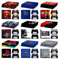 Miếng Dán Da 70 Màu Tương Thích Với Sony Playstation 4 Fat Vinyl Decal Trọn Bộ Bọc Phim Bảo Vệ Cho PS4 Fat Console & 2 Bộ Điều Khiển Dualshock