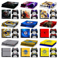Miếng Dán Da 80 Màu Tương Thích Với Sony Playstation 4 Fat Vinyl Decal Trọn Bộ Bọc Phim Bảo Vệ Cho PS4 Fat Console & 2 Bộ Điều Khiển Dualshock