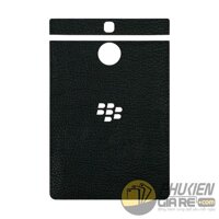 Miếng dán da BlackBerry Passport Silver Edition da bò 100 Made in Việt Nam - ĐEN MIL